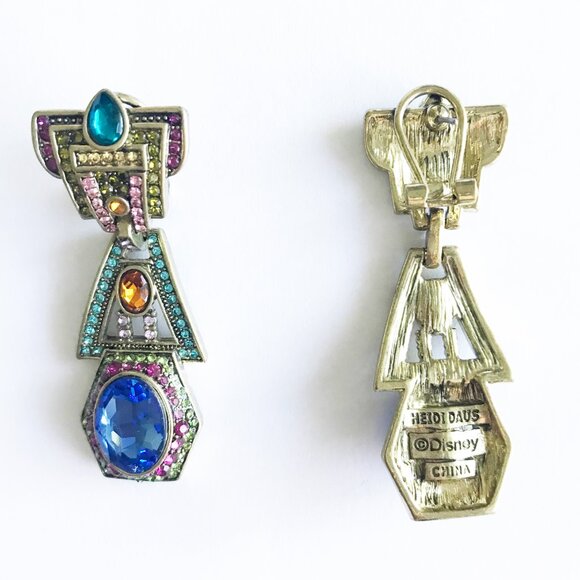 Heidi Daus Disney Crystal Dangle Earrings - Picture 3 of 3